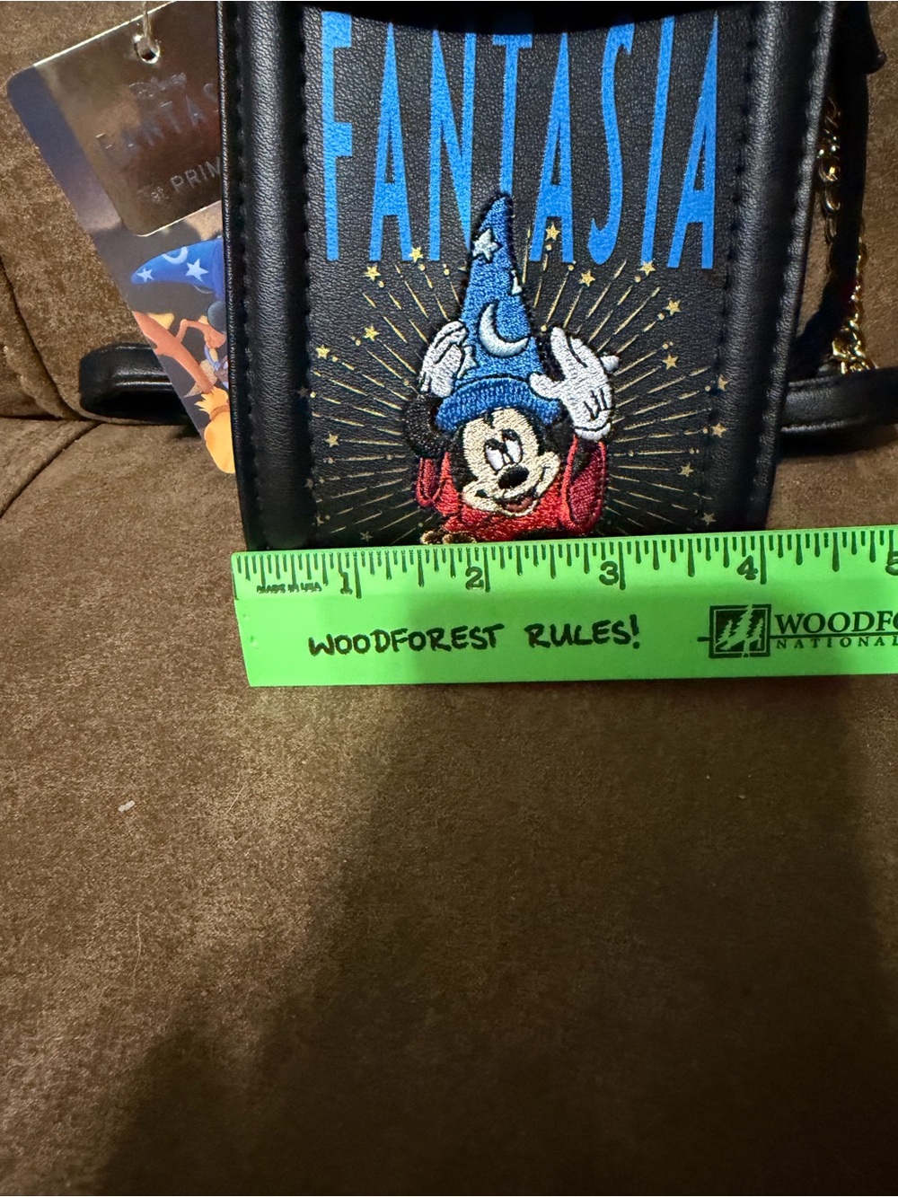 Disney Fantasia Mickey Crossbody Phone Bag - Black - Picture 2 of 5